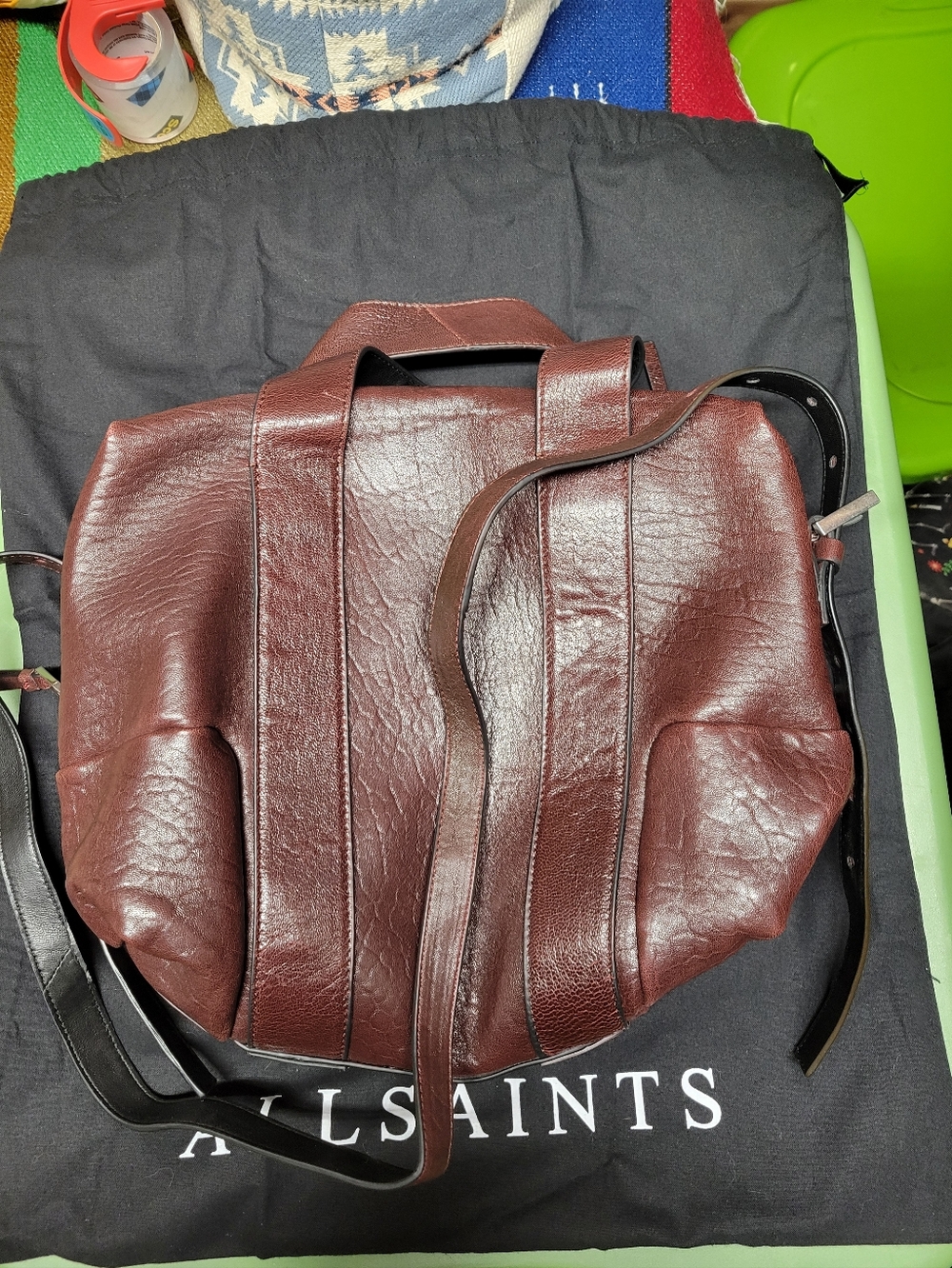 Allsaints Ares Port Leather Bag - Picture 2 of 4